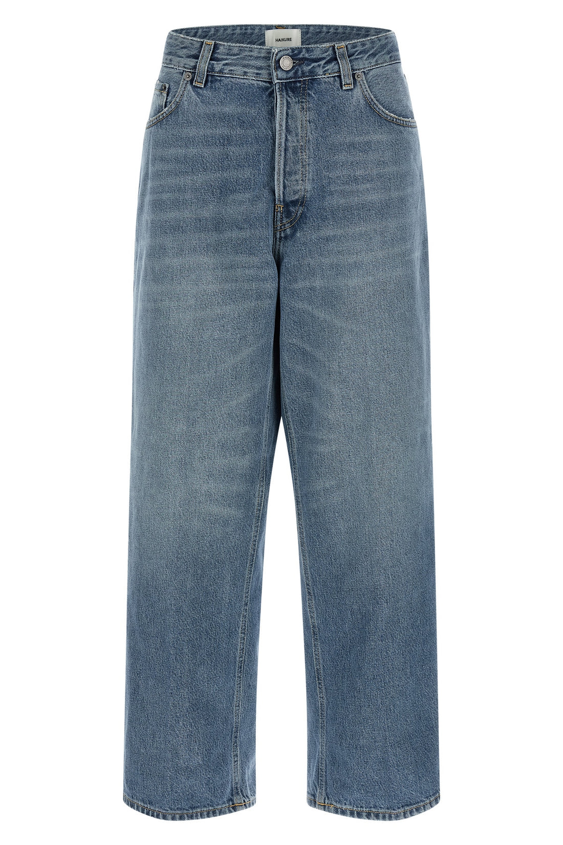 HAIKURE 26 high-waisted betty nordic blue jeans in delavé cotton denim