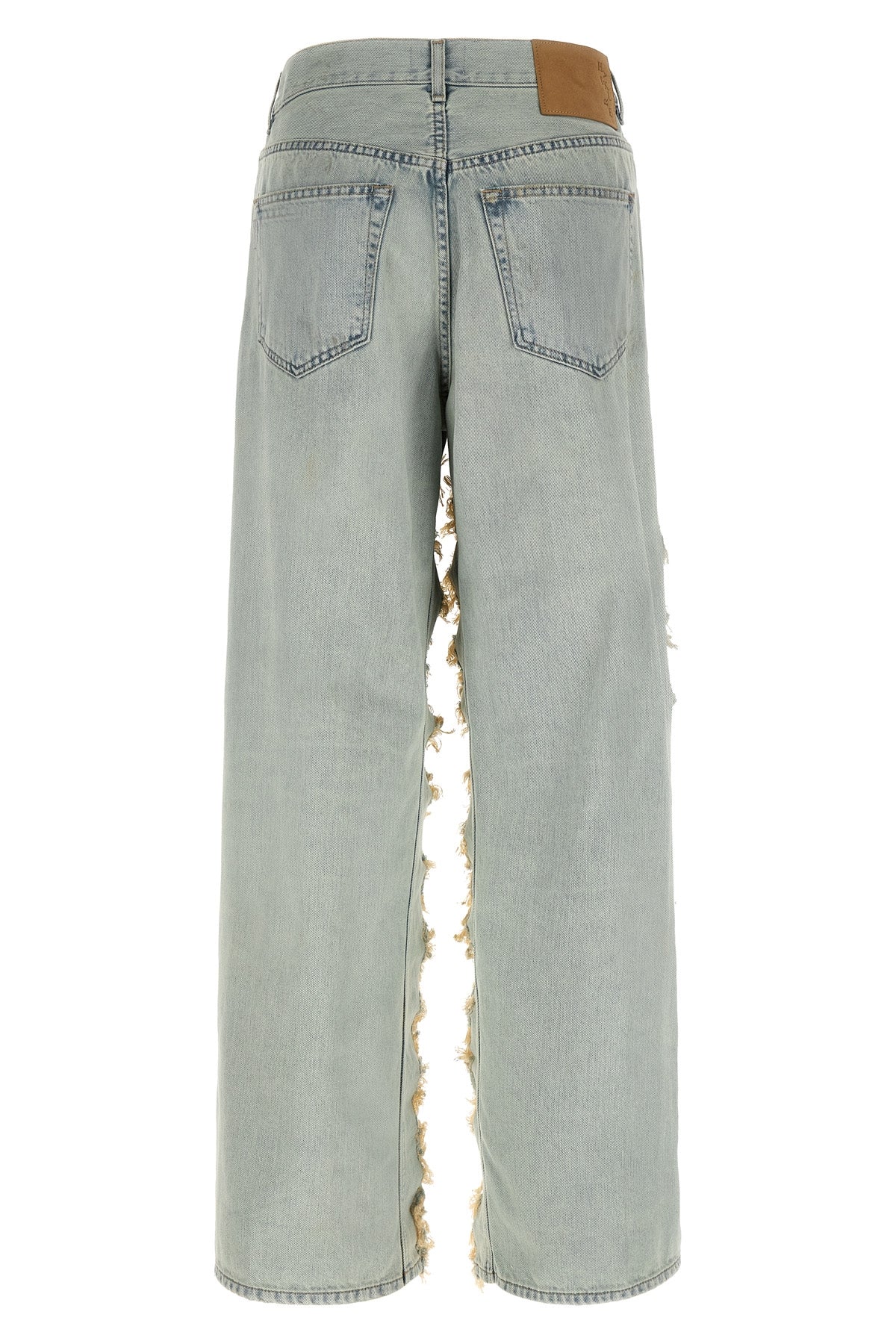 bull bonnie used-effect cotton denim jeans