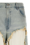 bull bonnie used-effect cotton denim jeans