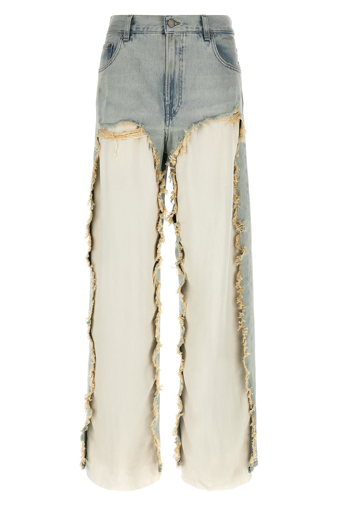 HAIKURE 29 bull bonnie used-effect cotton denim jeans