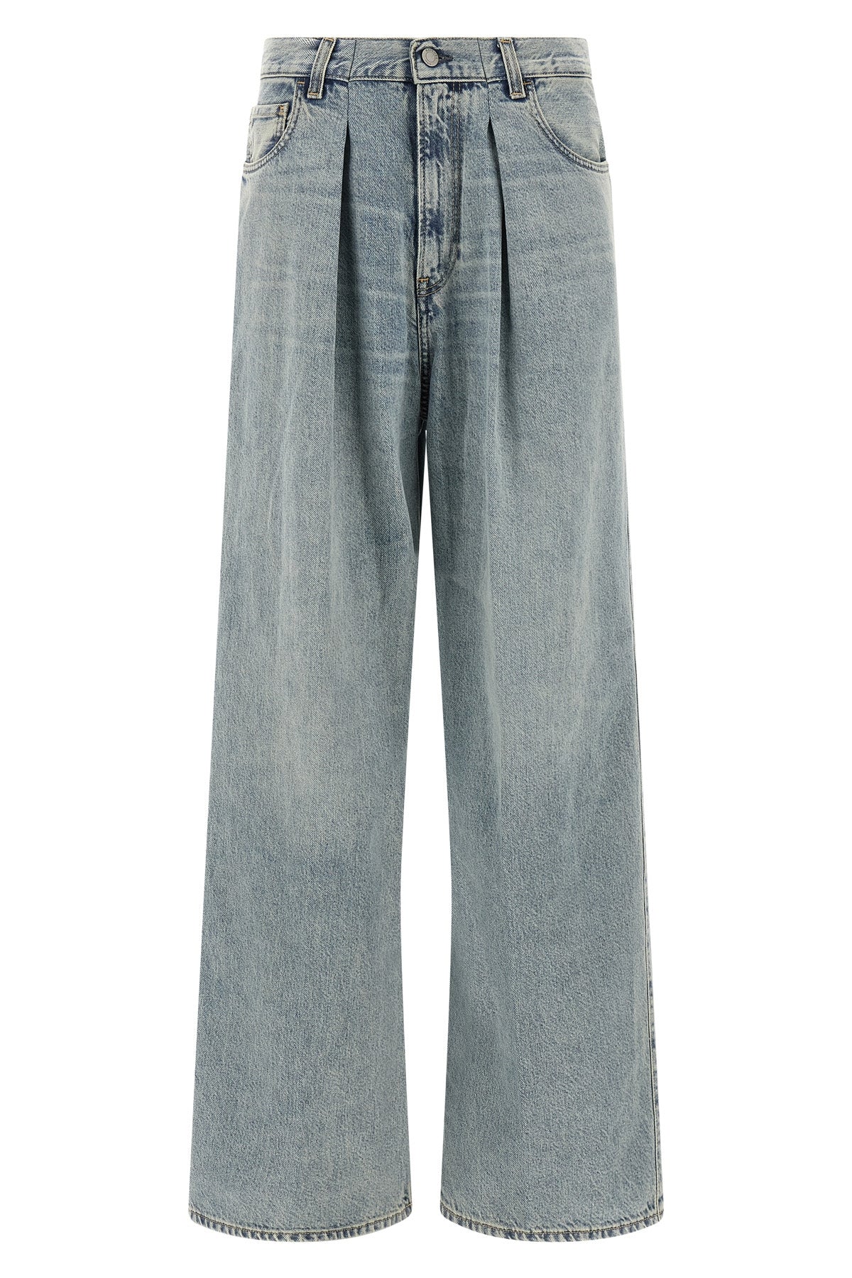 candy haikure jeans redefine denim aesthetics through large volumes and structur