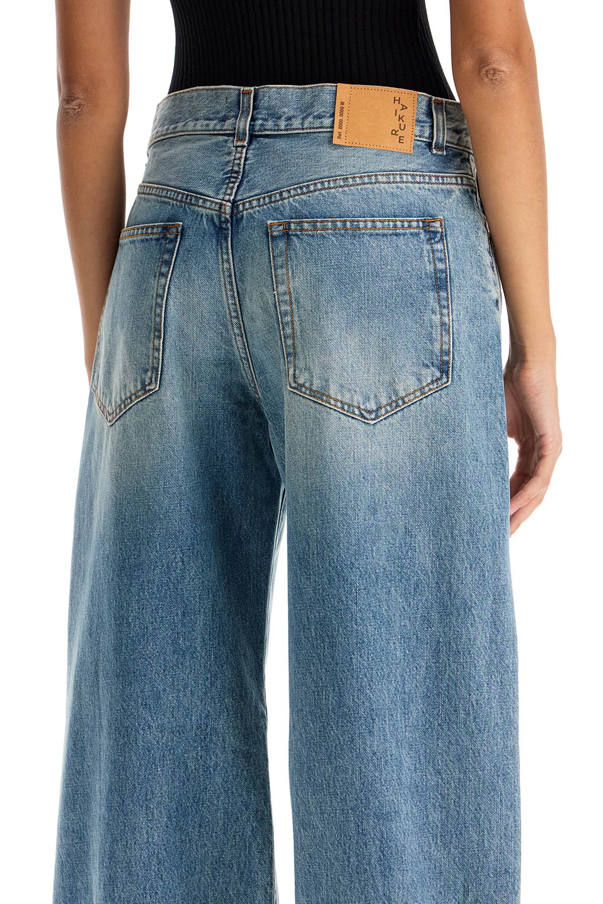 'wide-legged hurley jeans for