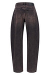 haikure bibi jeans redefine the volumes of everyday wardrobe through a curved