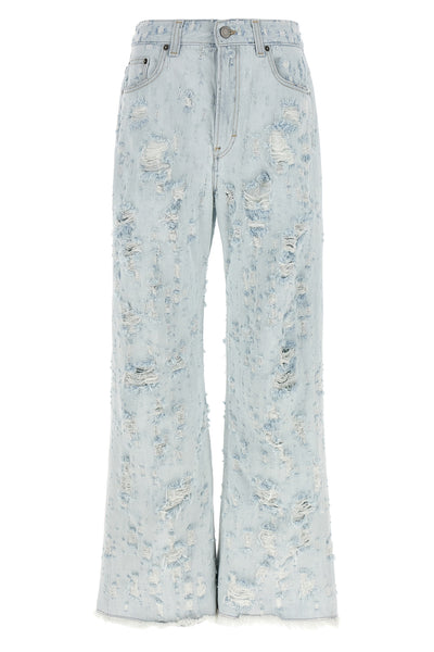 winny destroyed cotton denim jeans