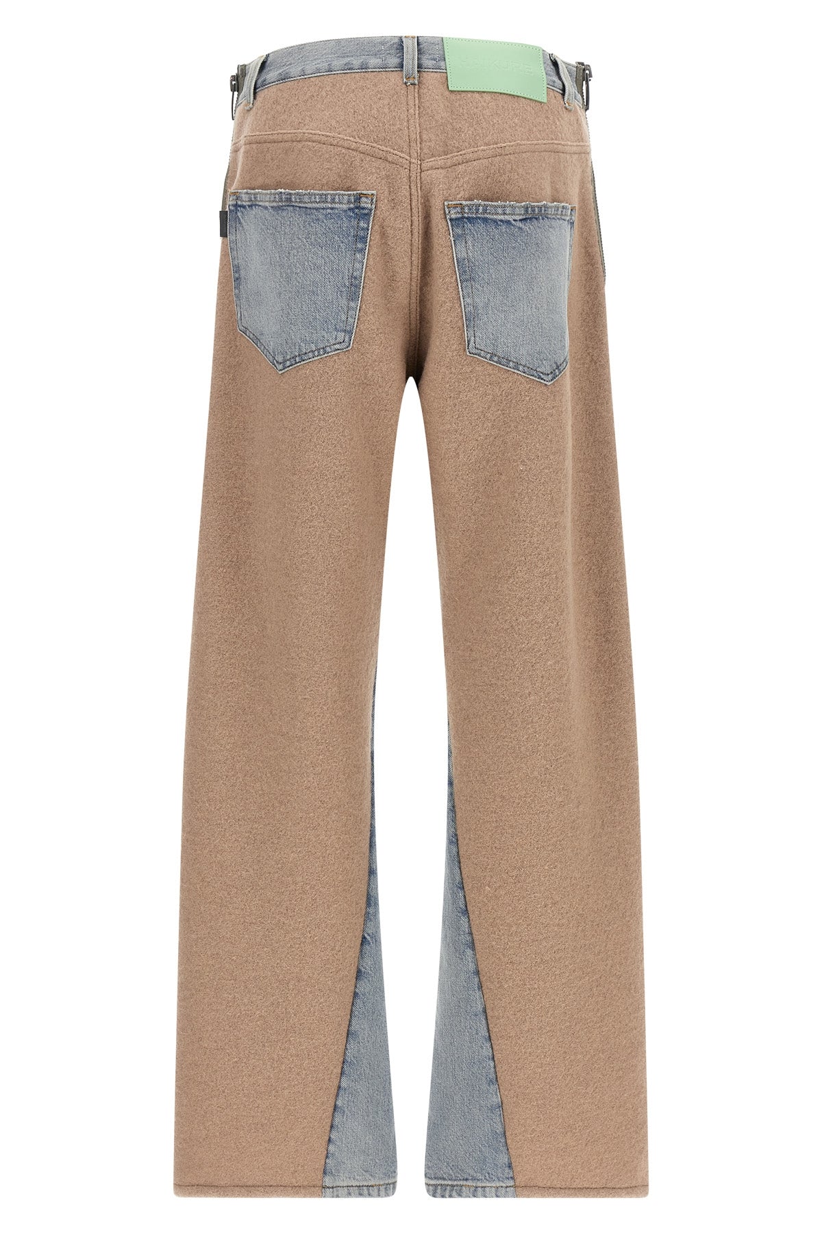 haikure bonnie jeans redefine the classic silhouette through a hybrid and deco