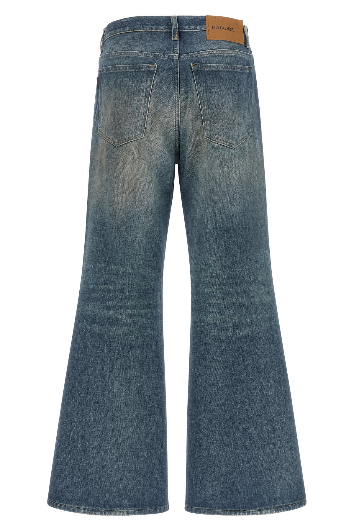 the clara haikure jeans redefine the concept of sartorial denim through a stru
