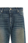 the clara haikure jeans redefine the concept of sartorial denim through a stru