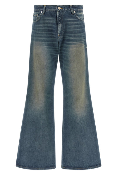 the clara haikure jeans redefine the concept of sartorial denim through a stru