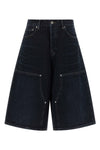 haikure legacy denim bermuda shorts redefine the volumes of the contemporary w