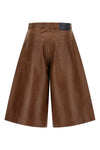 haikures leather legacy bermuda shorts redefine casual tailoring through a lo