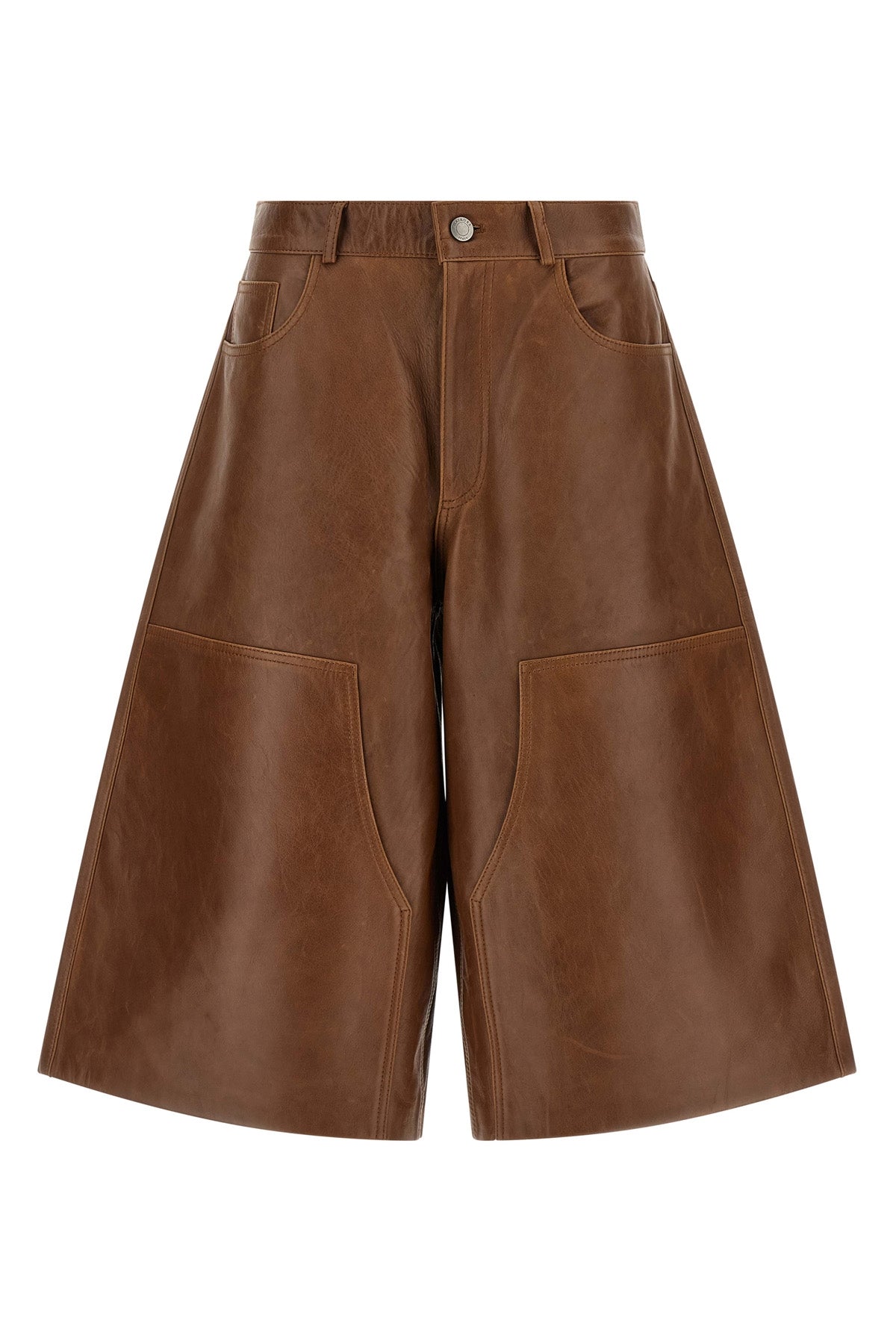 haikures leather legacy bermuda shorts redefine casual tailoring through a lo