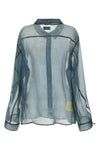 maya semi-transparent silk shirt