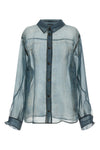 maya semi-transparent silk shirt