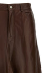 mid serenity leather nappa midi skirt