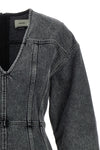 cotton denim mini dress