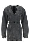 cotton denim mini dress