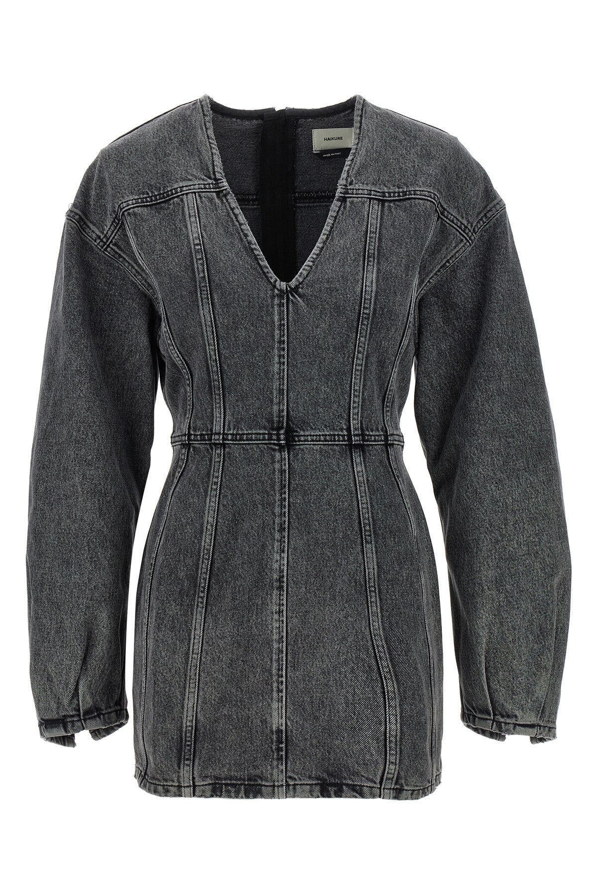 cotton denim mini dress