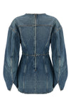 cotton denim mini dress