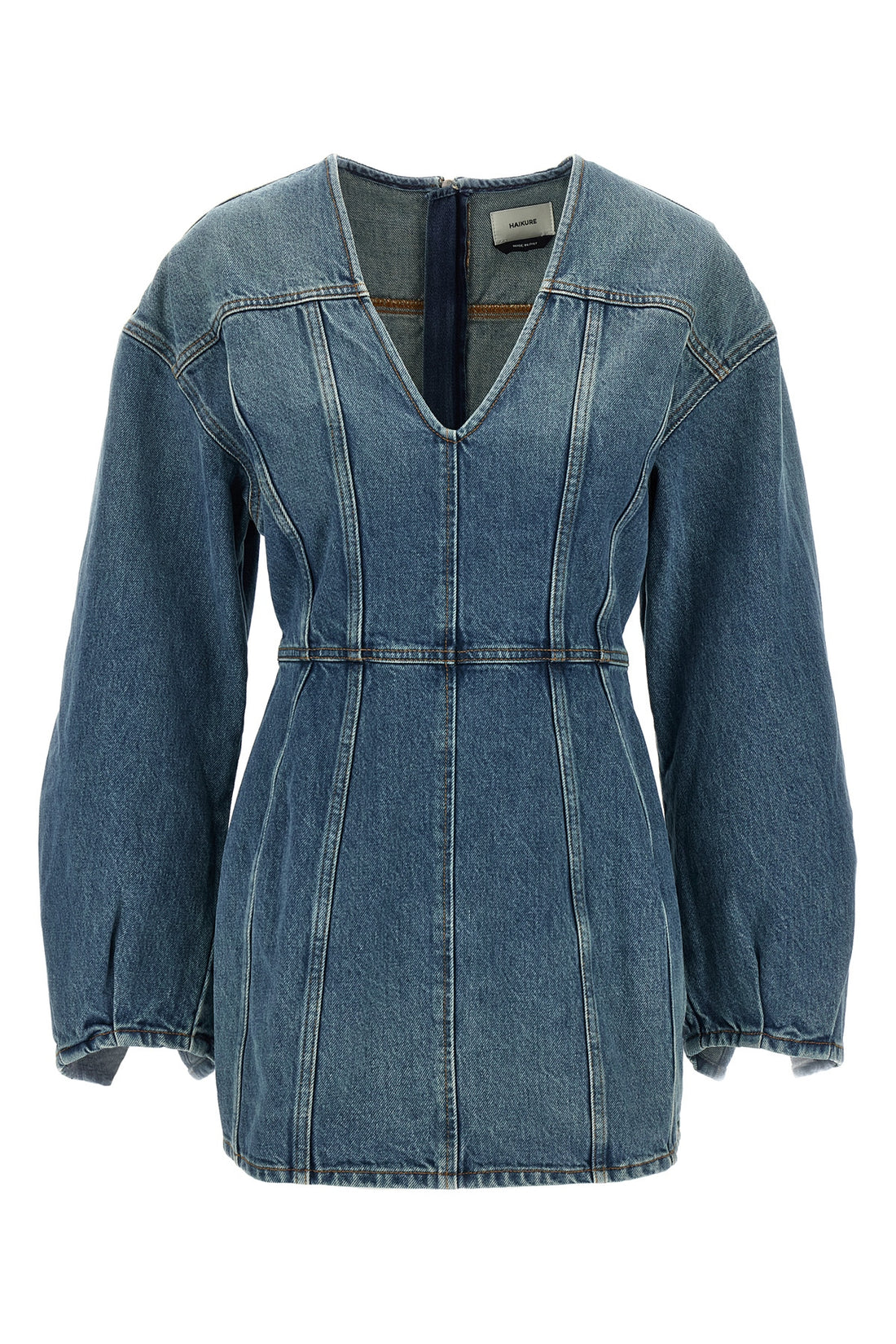 HAIKURE XS cotton denim mini dress