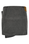may cotton denim miniskirt
