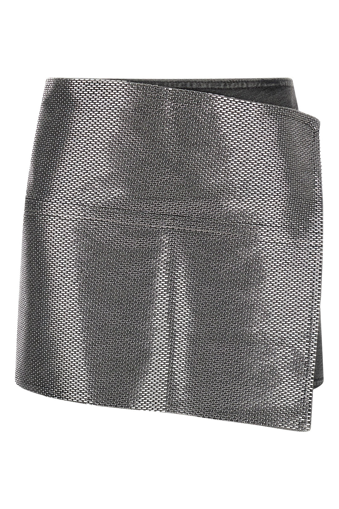 HAIKURE 25 may cotton denim miniskirt