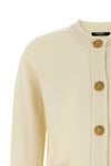 the balmain cardigan in cashmere and virgin wool blend sets a new standard in ta