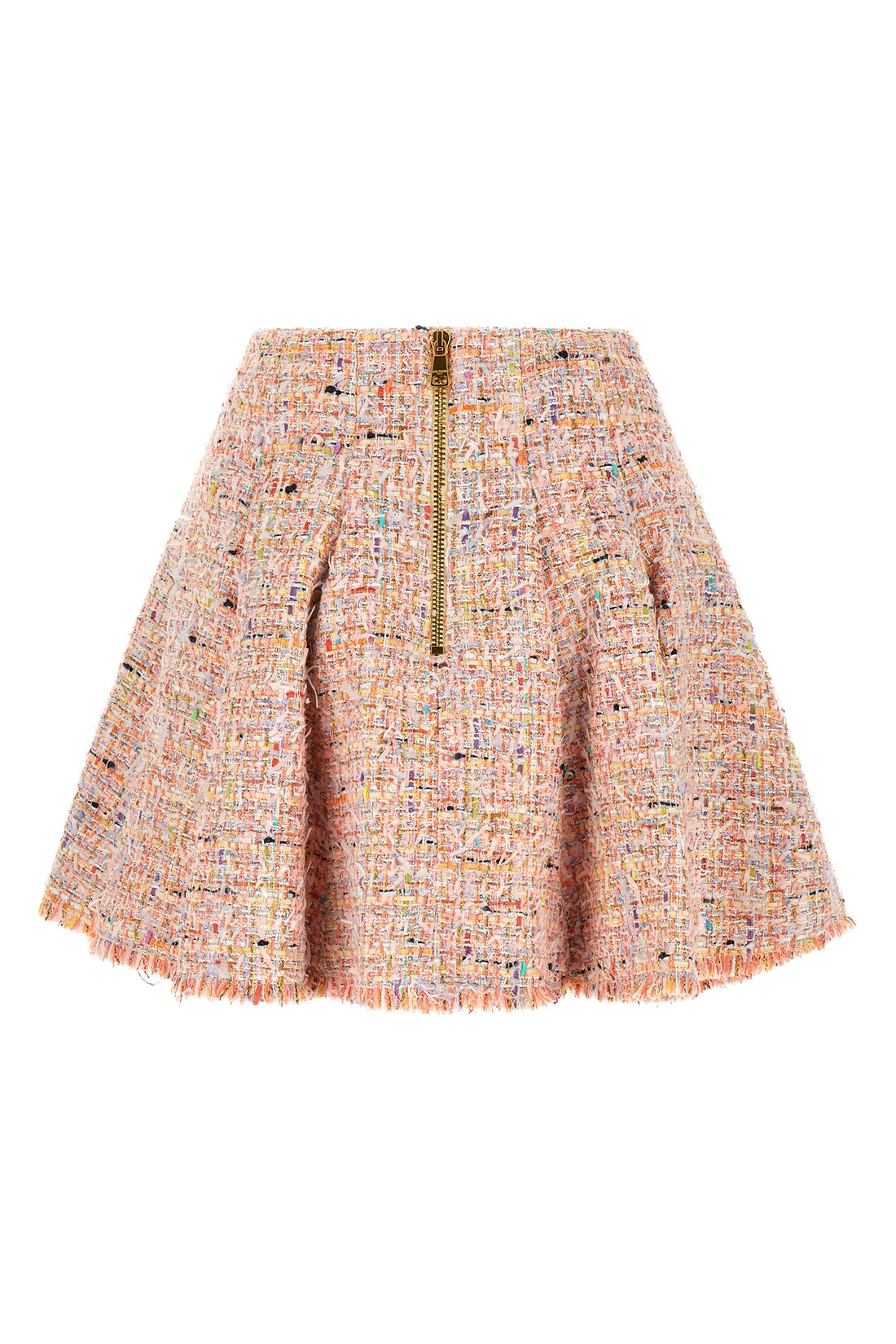 BALMAIN 34 the flared skirt balmain skater redefines the codes of contemporary tailoring