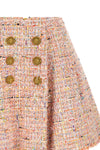 the flared skirt balmain skater redefines the codes of contemporary tailoring