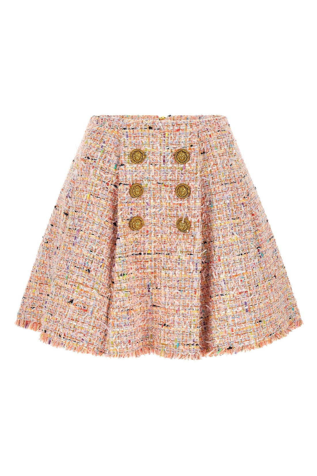 BALMAIN 34 the flared skirt balmain skater redefines the codes of contemporary tailoring