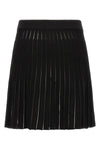 the balmain flared skirt in structured knit redefines the codes of contemporary