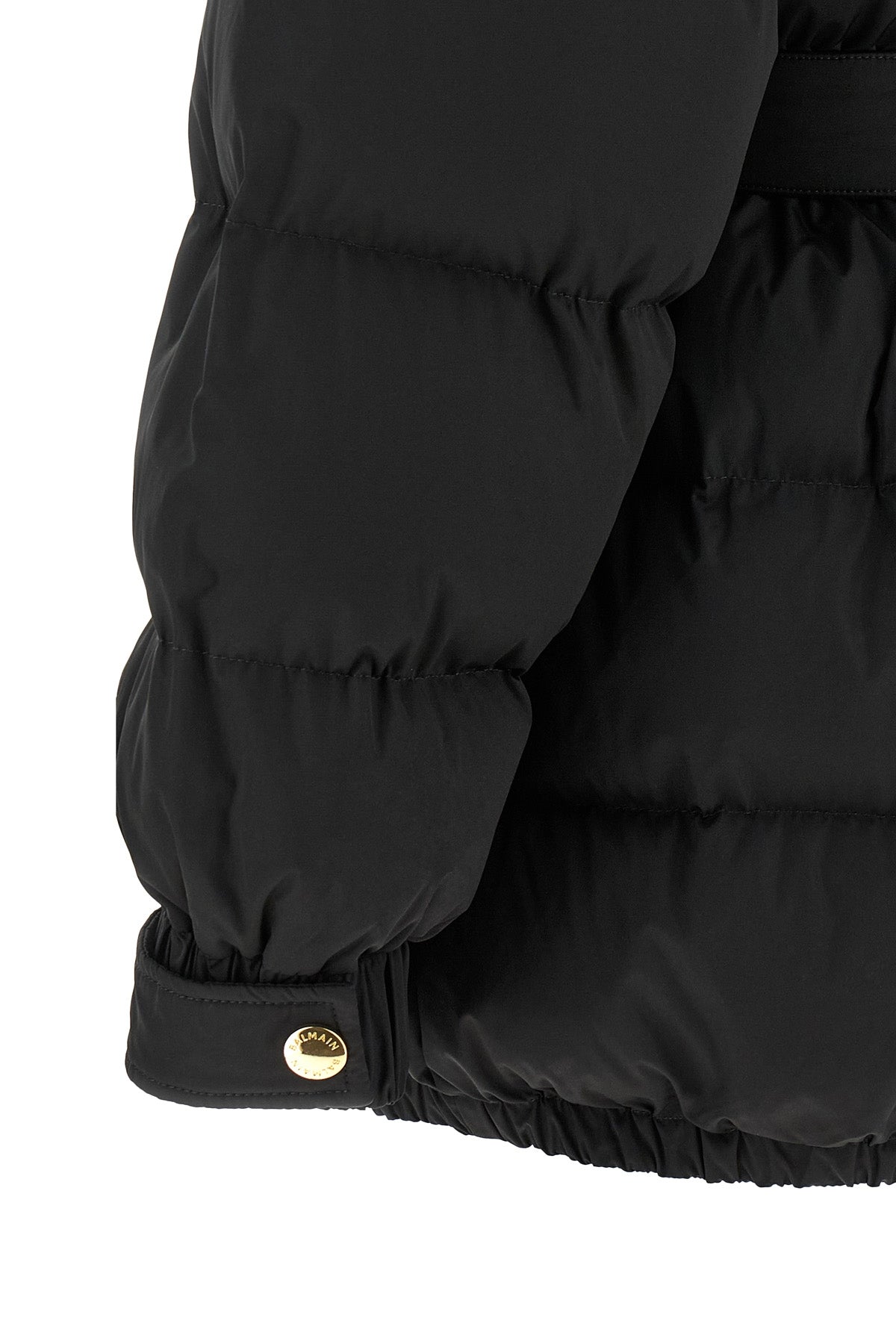 balmain padded down jacket sets new standards for winter outerwear through a str