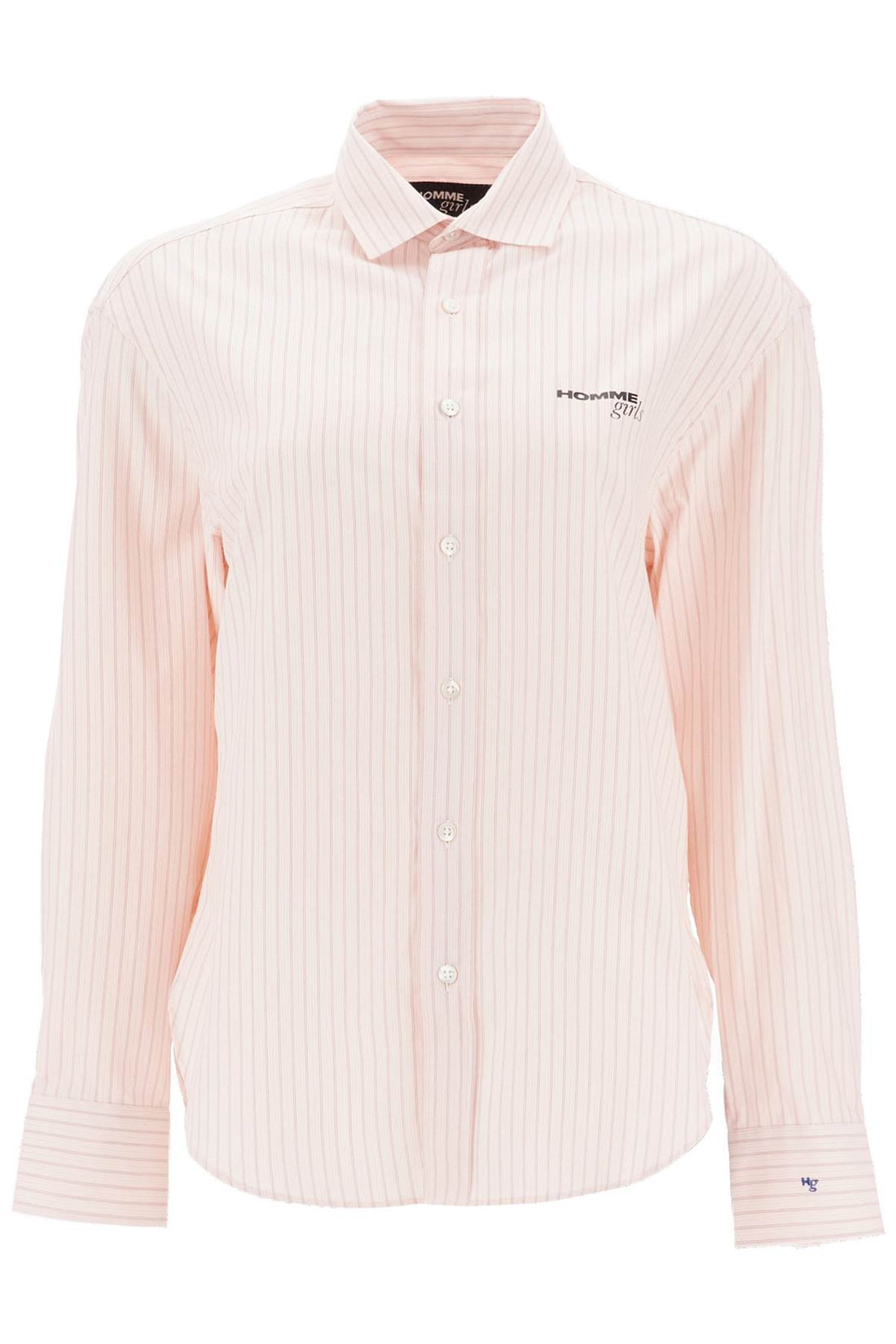 striped oxford shirt for men