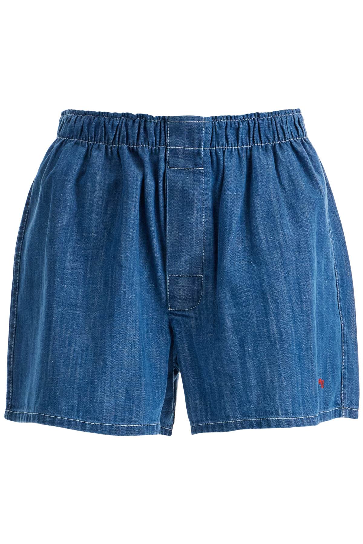 chambray shorts