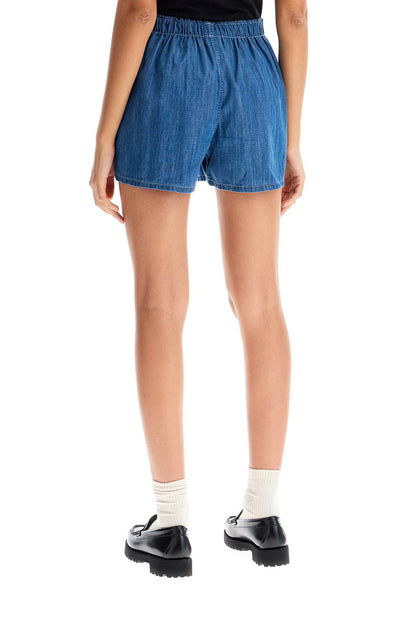 chambray shorts