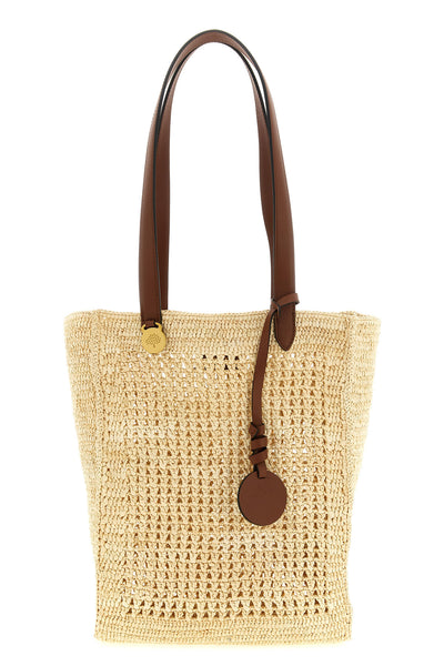 the mulberry small tote bag is distinguished by a rectangular structure made