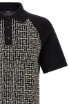 the balmain short-sleeved polo shirt
