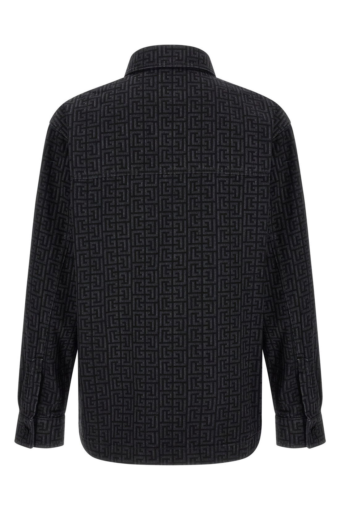BALMAIN 40 cm the balmain pure cotton overshirt