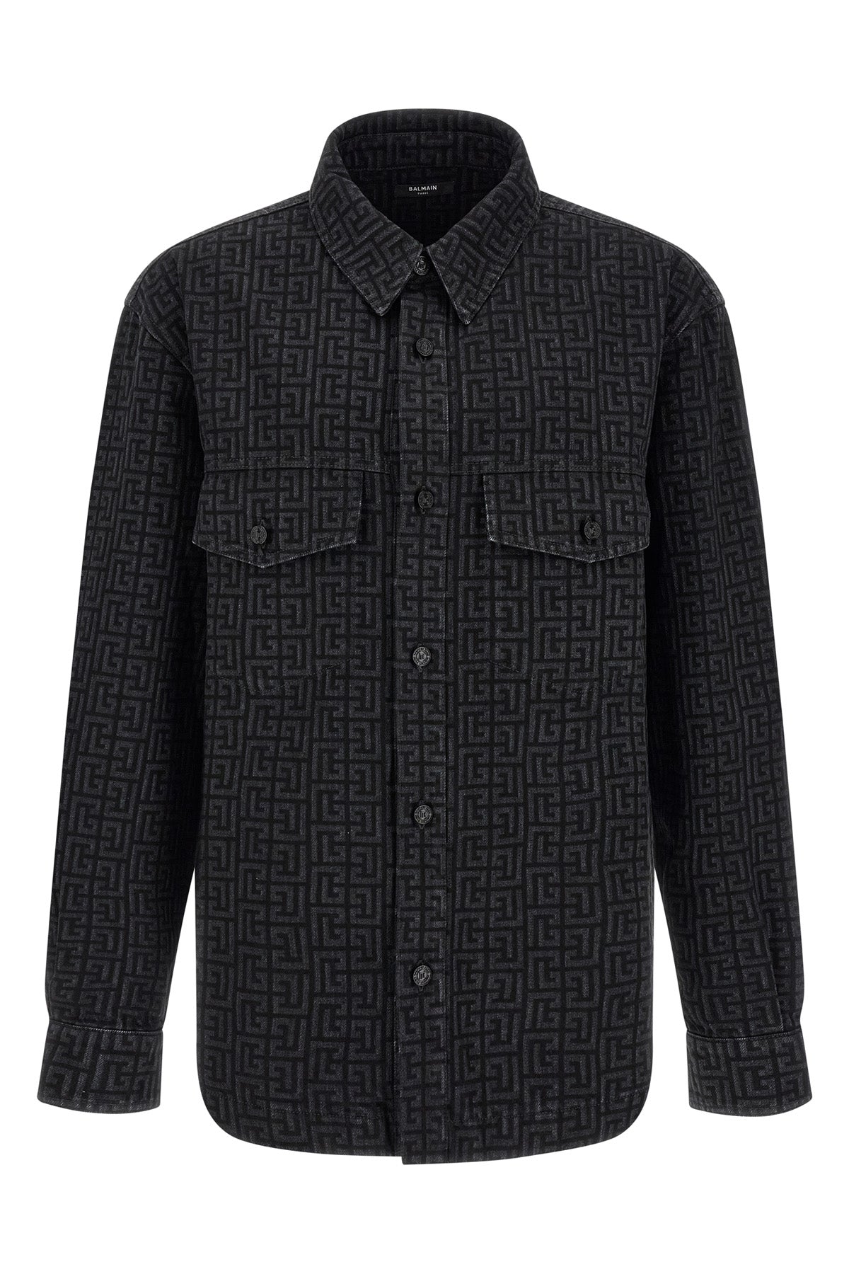 the balmain pure cotton overshirt