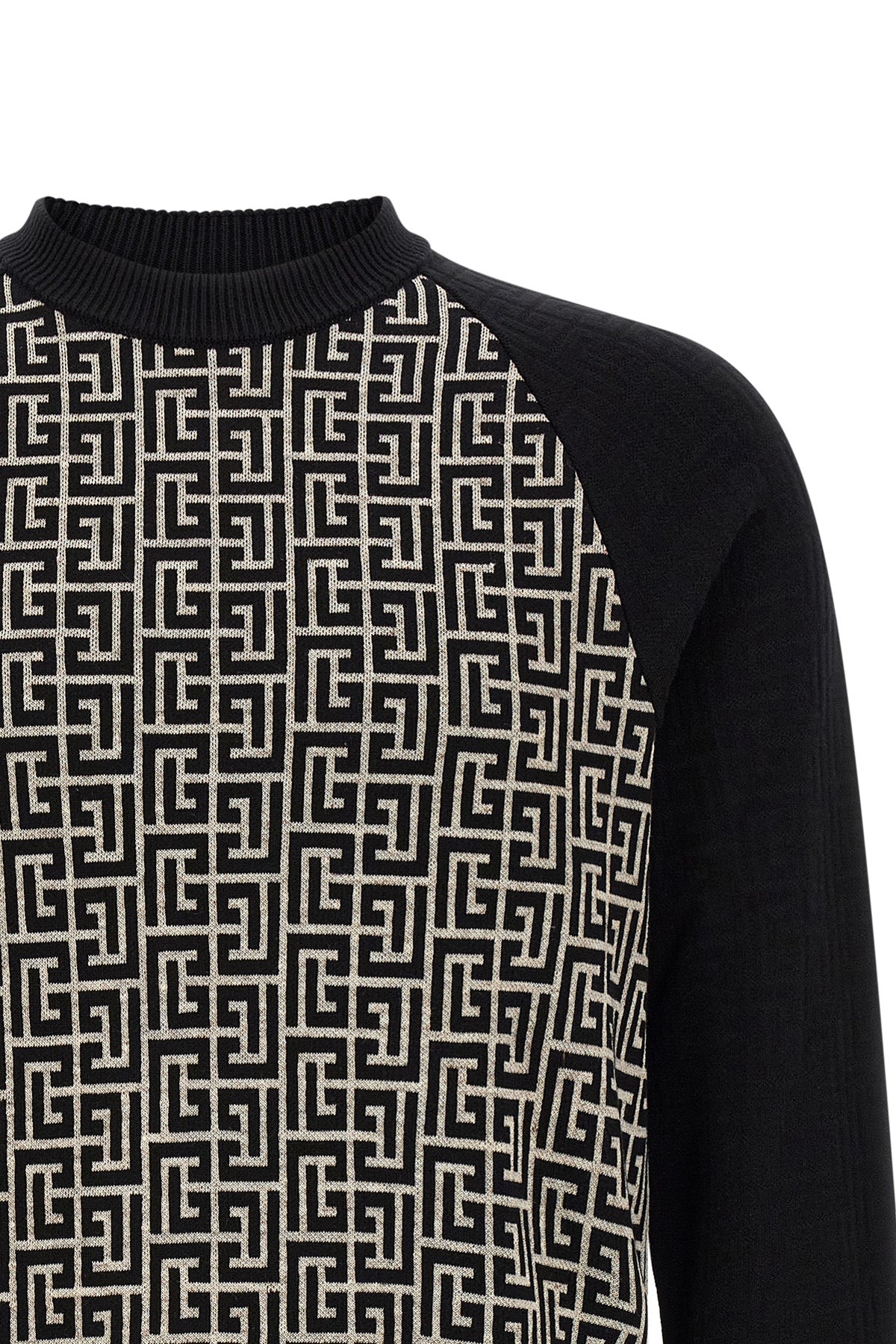 the balmain crew neck sweater