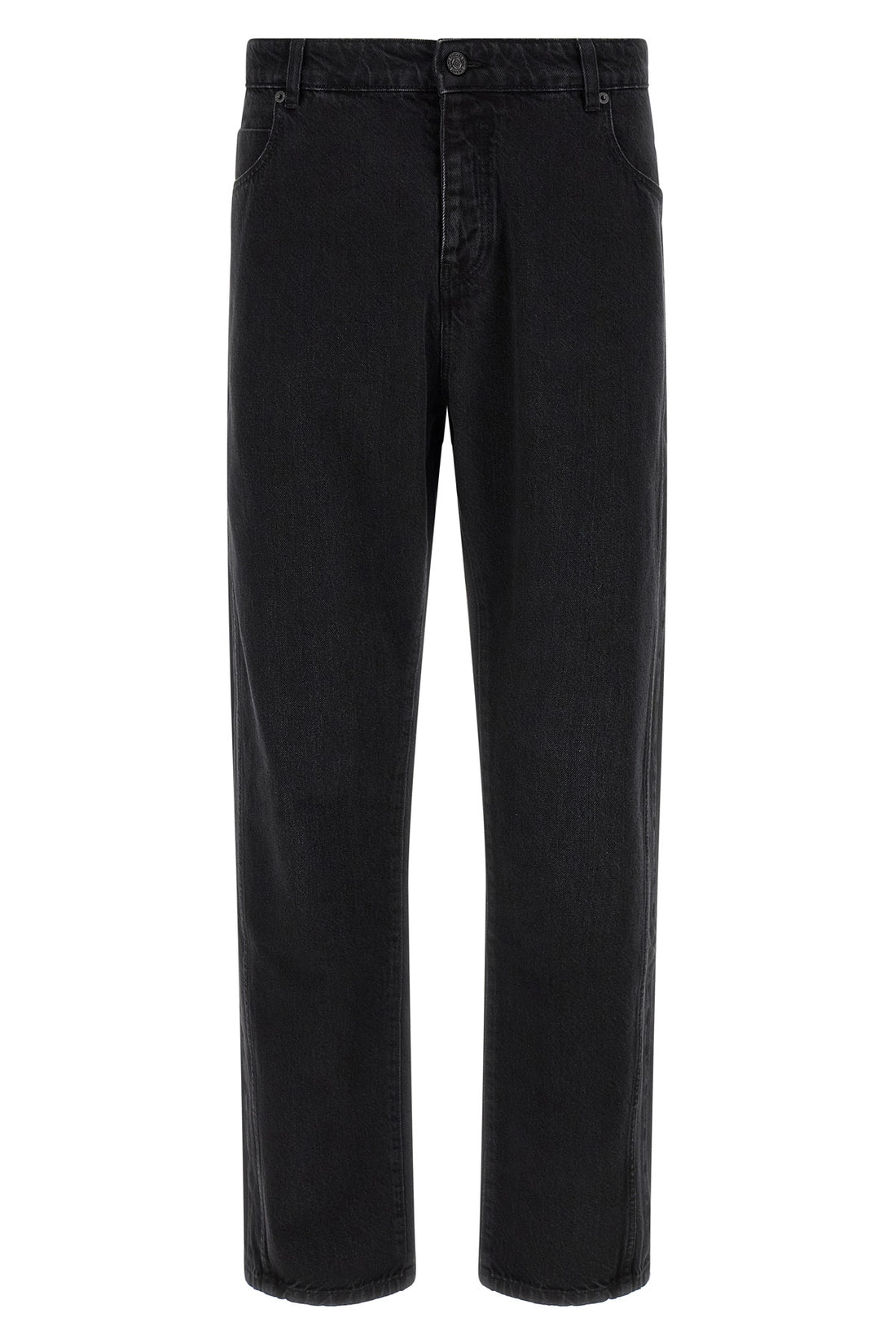 BALMAIN 31 balmain jeans in washed black cotton denim