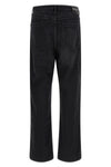 balmain black wash denim jeans