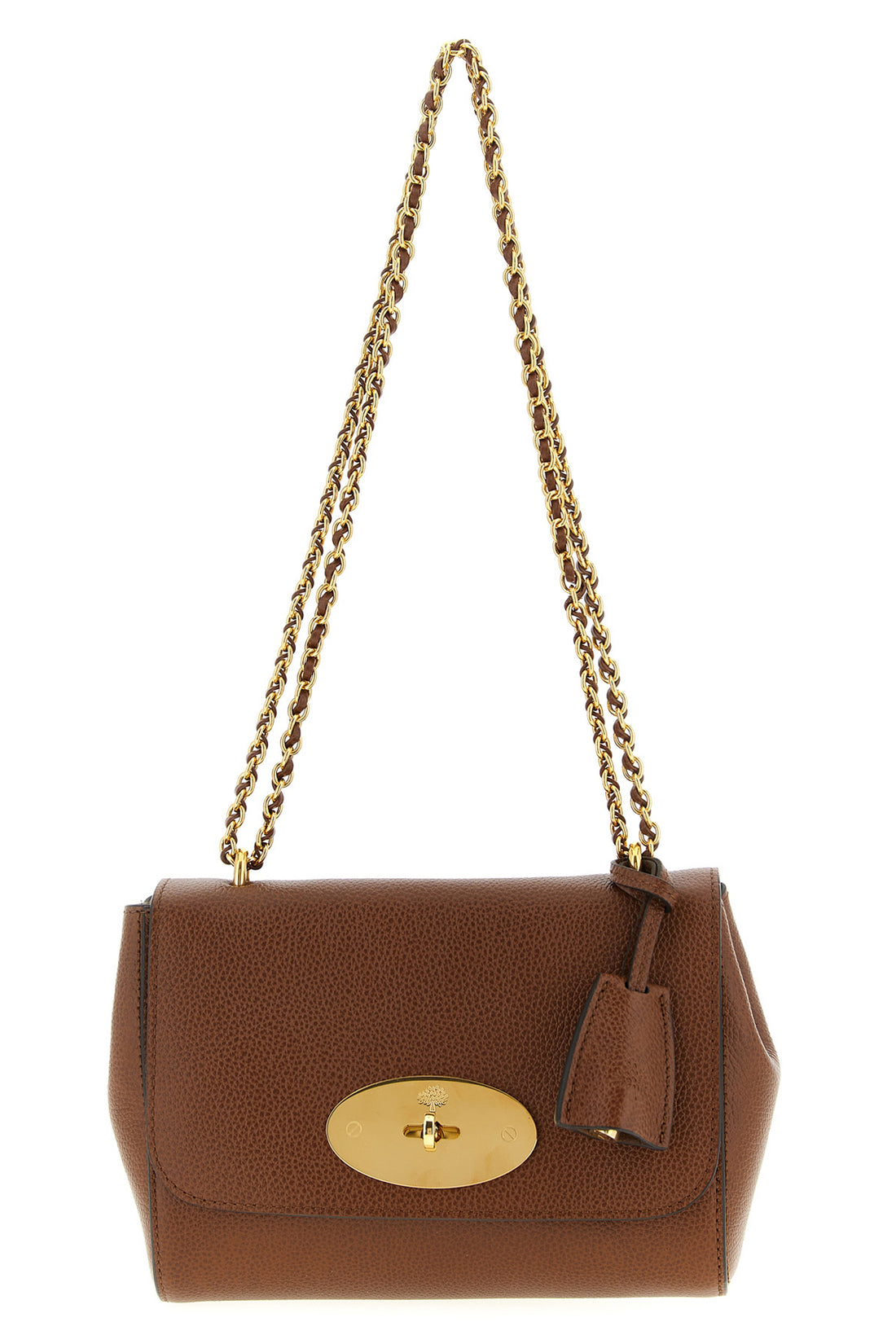 MULBERRY OS lily shoulder bag in hammered leather