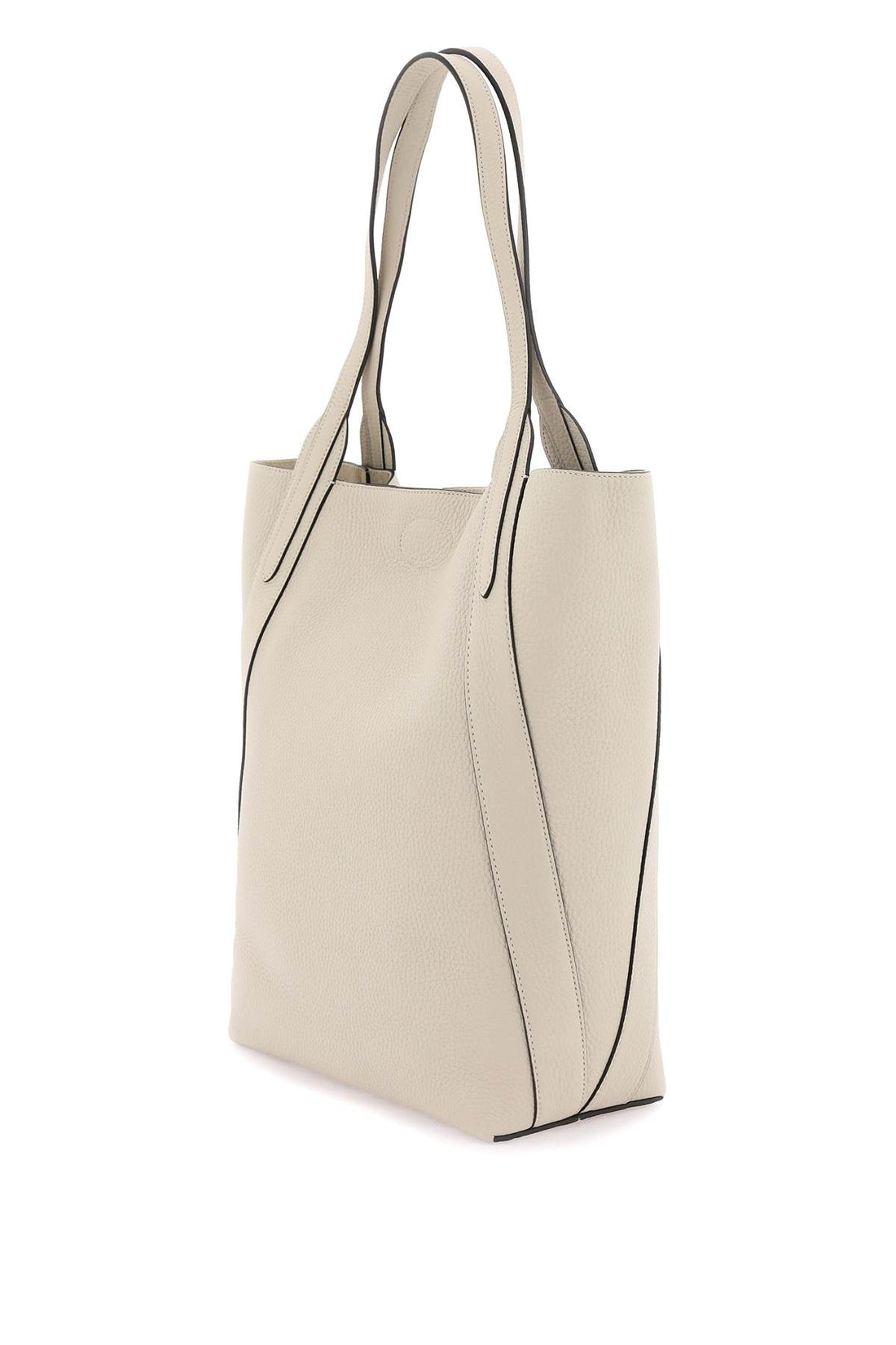 grained leather bayswater tote bag