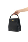 small islington bucket bag in hammered leather
