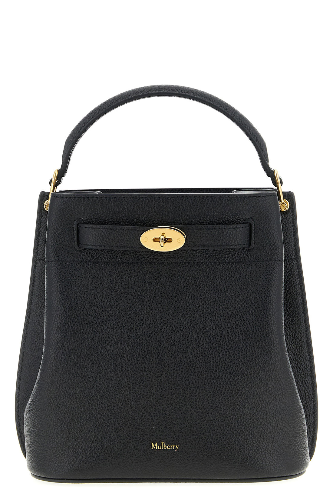MULBERRY OS small islington bucket bag in hammered leather
