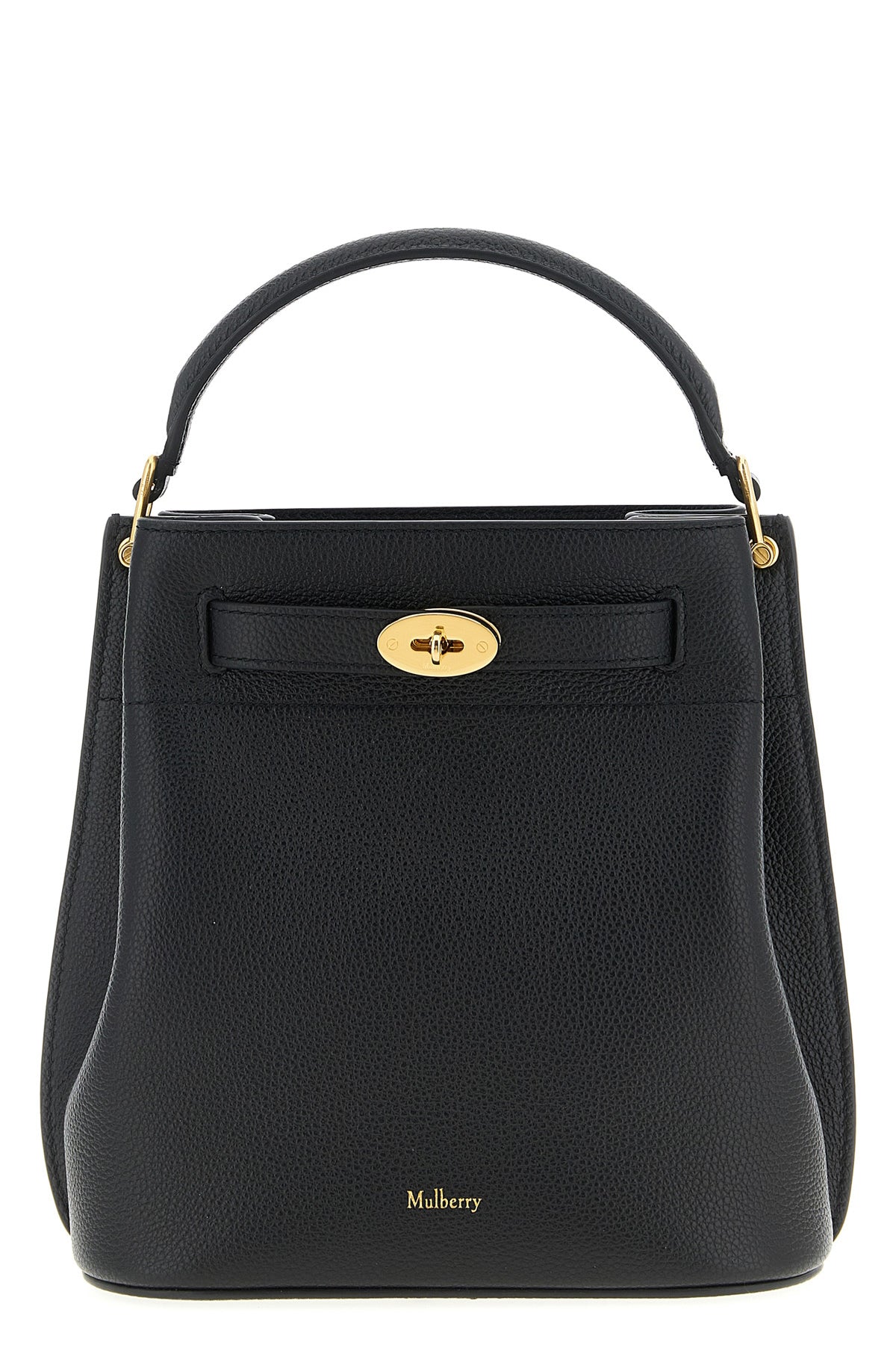 small islington bucket bag in hammered leather