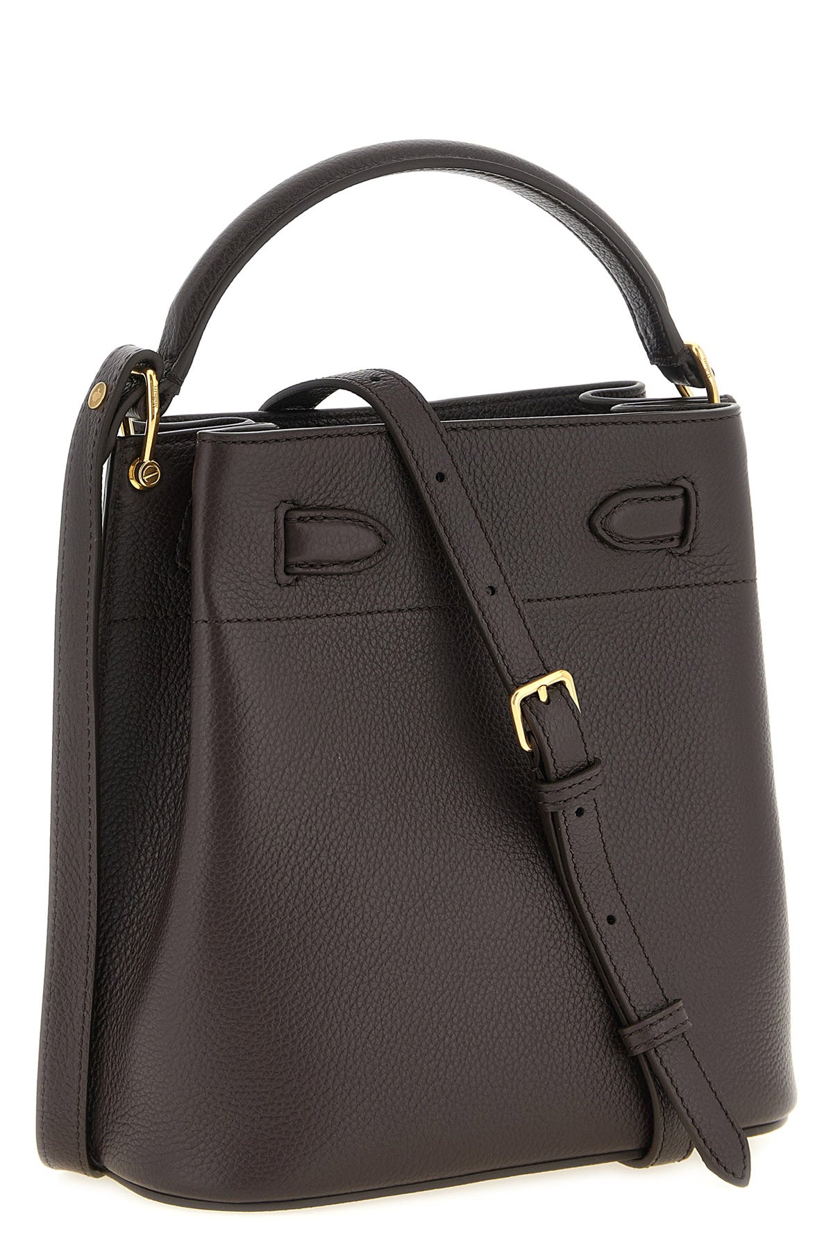 the mulberry islington small bucket bag in hammered calf leather defines a str