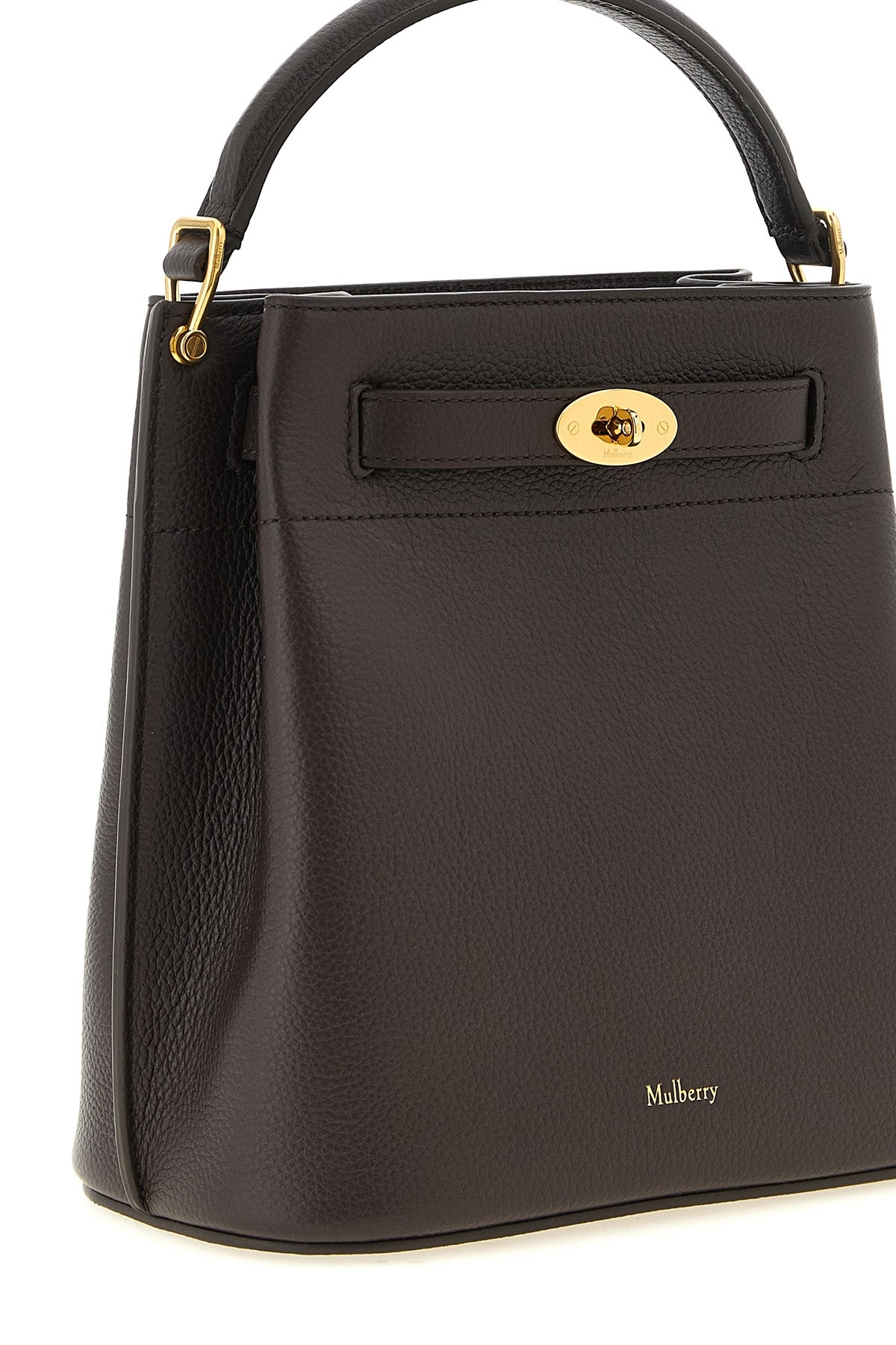 the mulberry islington small bucket bag in hammered calf leather defines a str
