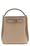 small islington bucket bag in hammered leather