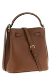 islington bucket bag in hammered leather